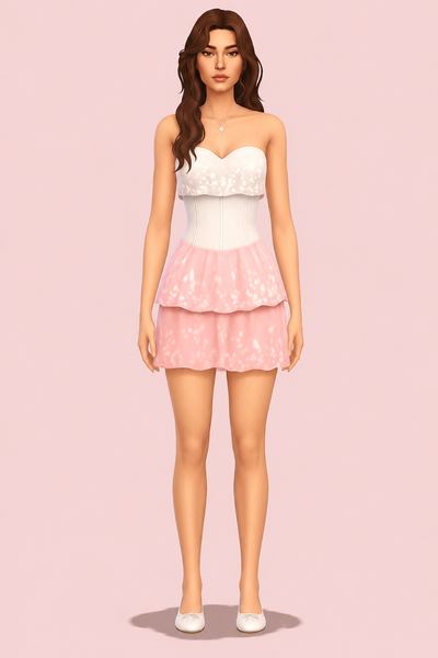 Whimsy Ruffles Collection 🎀 custom content (CC) for Sims 4 by oydis