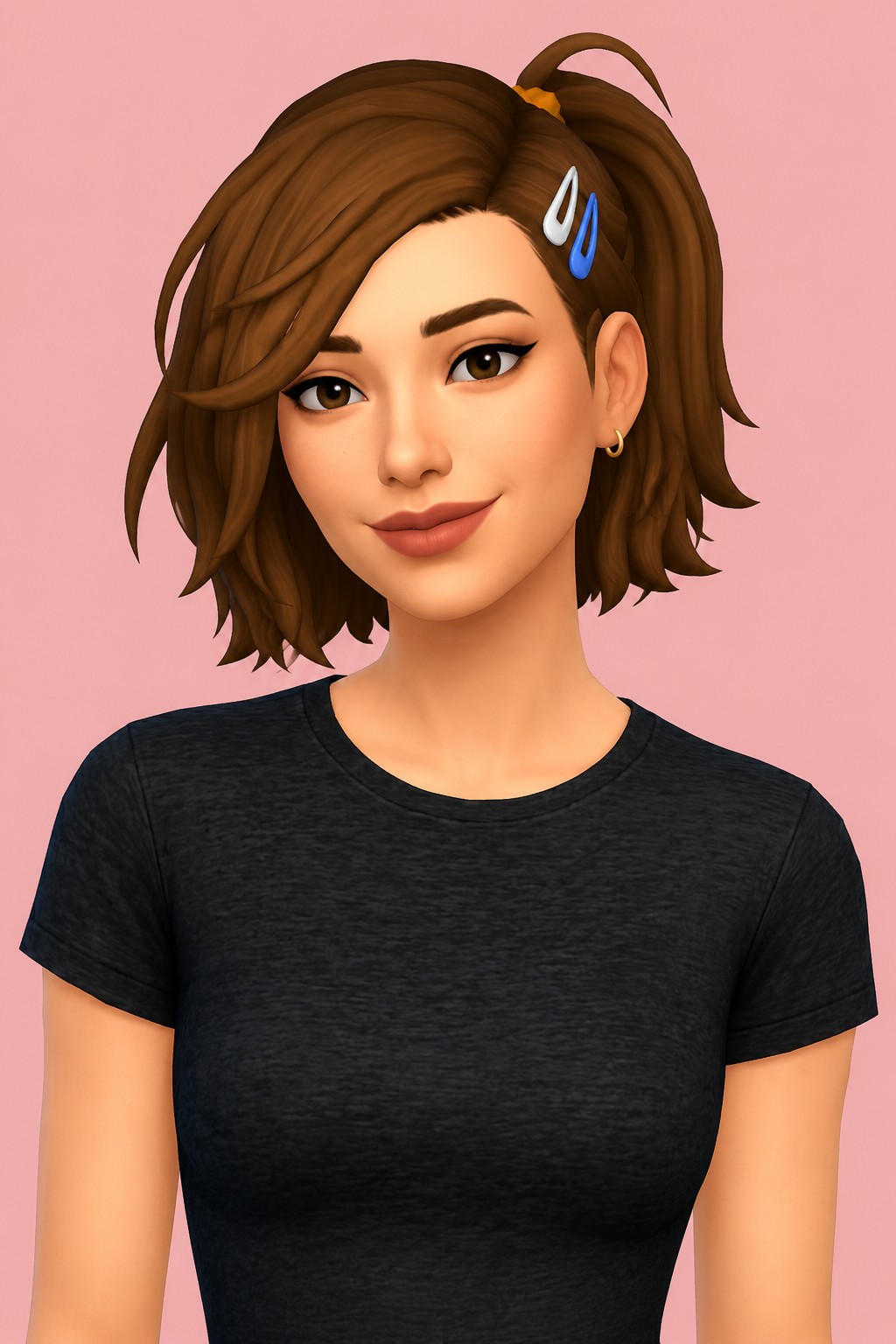 trista hair; custom content (CC) for Sims 4 by marso