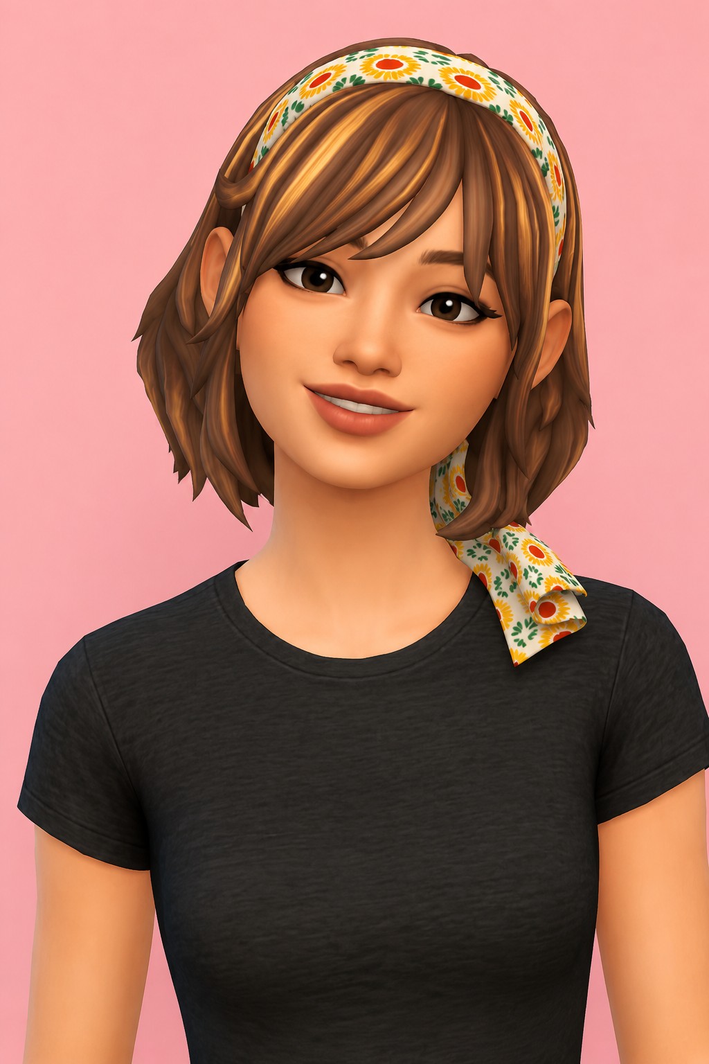 vera hair; custom content (CC) for Sims 4 by marso