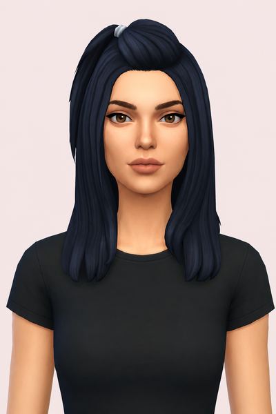 hye hair; custom content (CC) for Sims 4 by marso