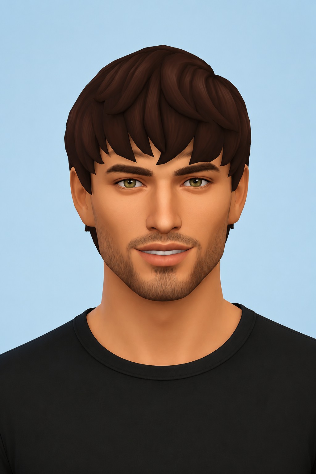 asi hair; custom content (CC) for Sims 4 by marso