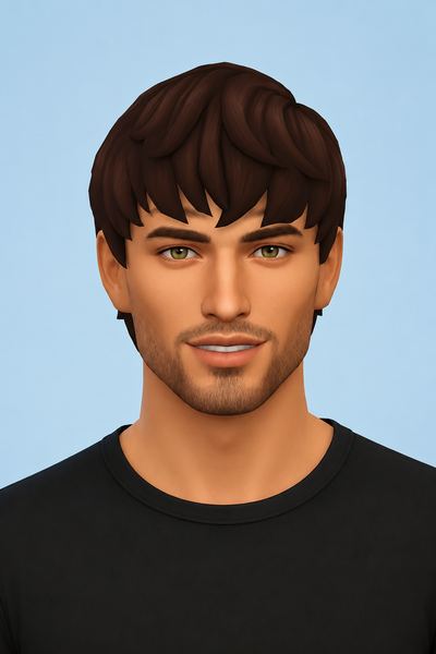 asi hair; custom content (CC) for Sims 4 by marso