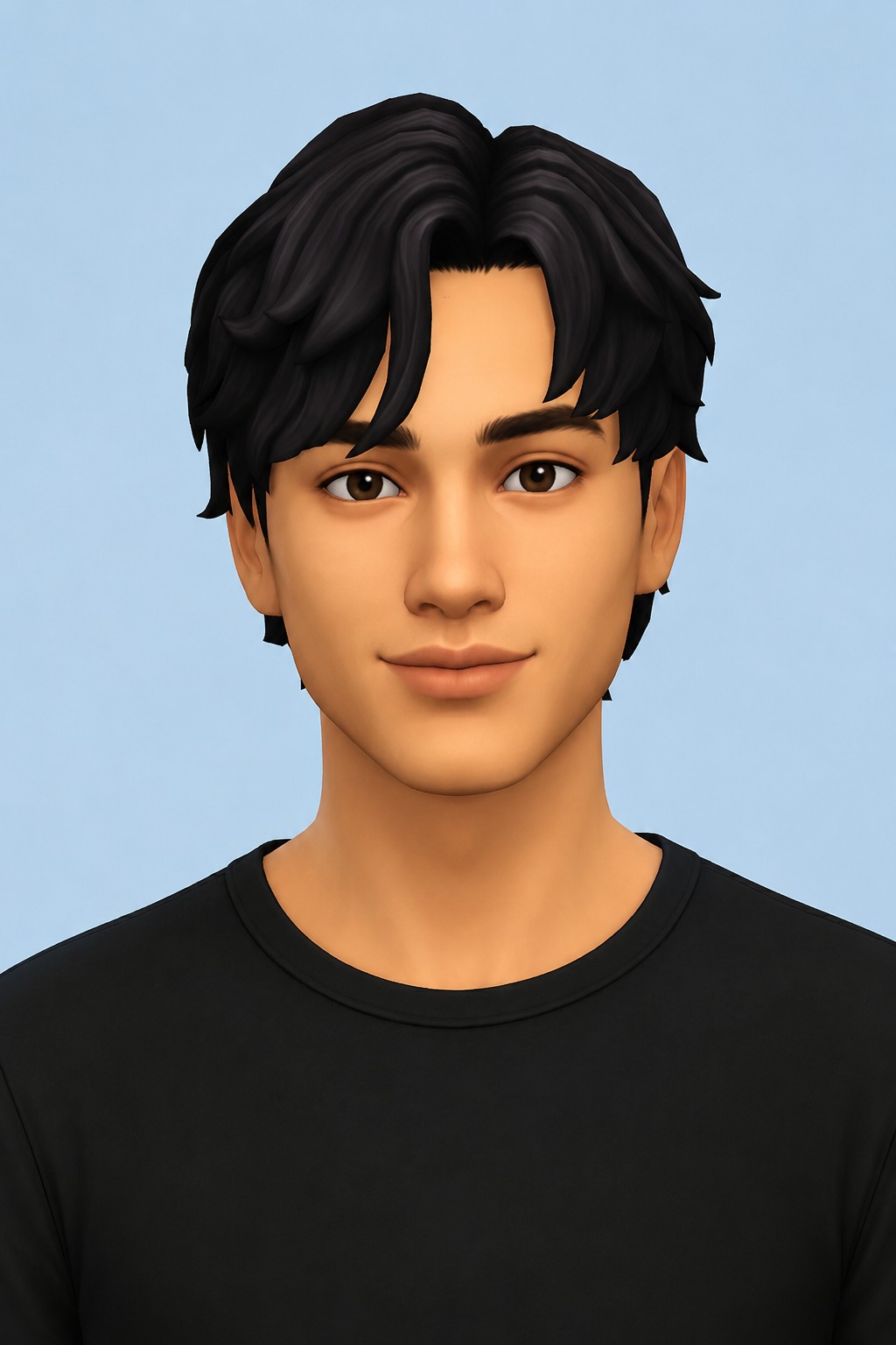 jay-r hair; custom content (CC) for Sims 4 by marso