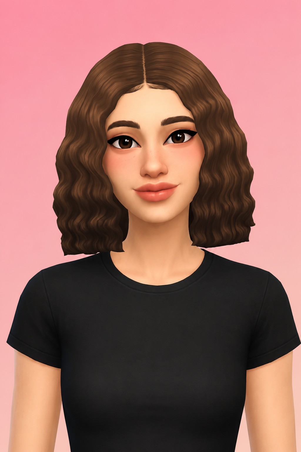 sabel hair; custom content (CC) for Sims 4 by marso