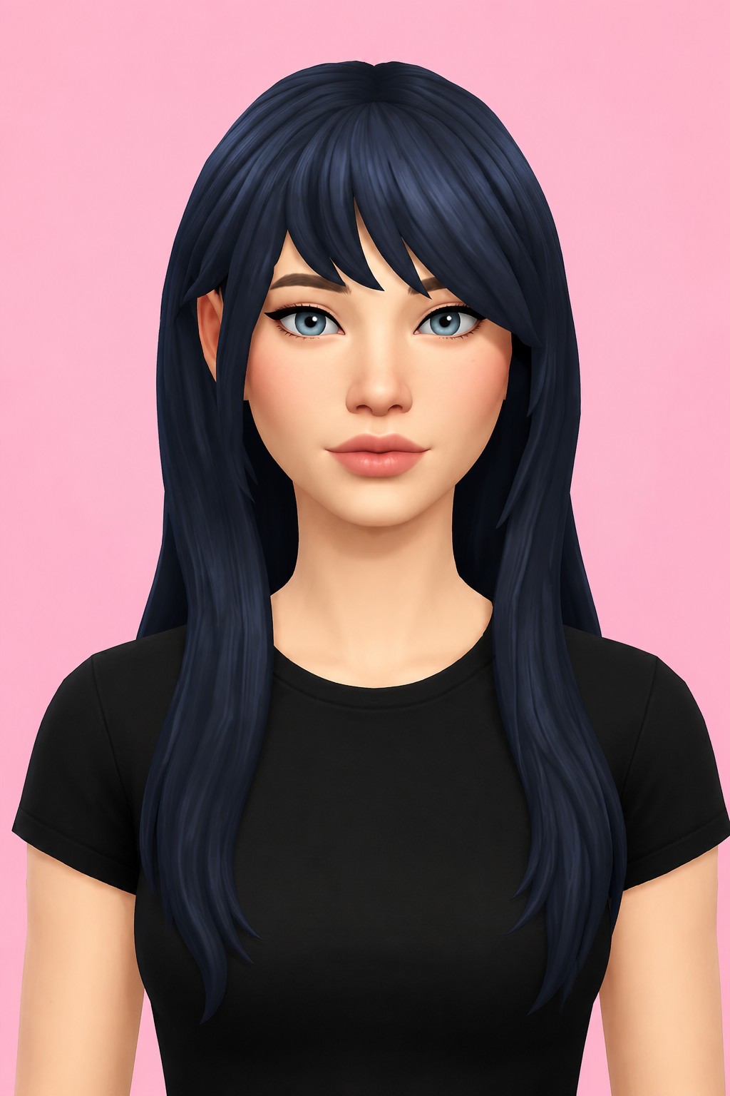 tara hair; custom content (CC) for Sims 4 by marso