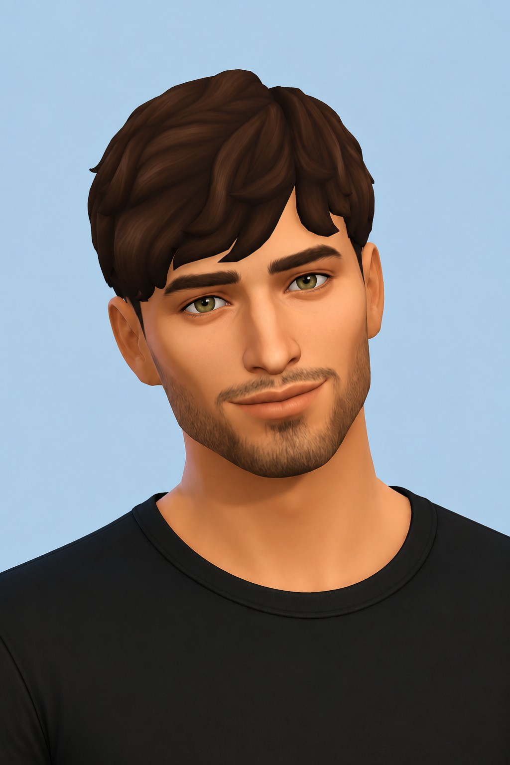 magnus hair; custom content (CC) for Sims 4 by marso