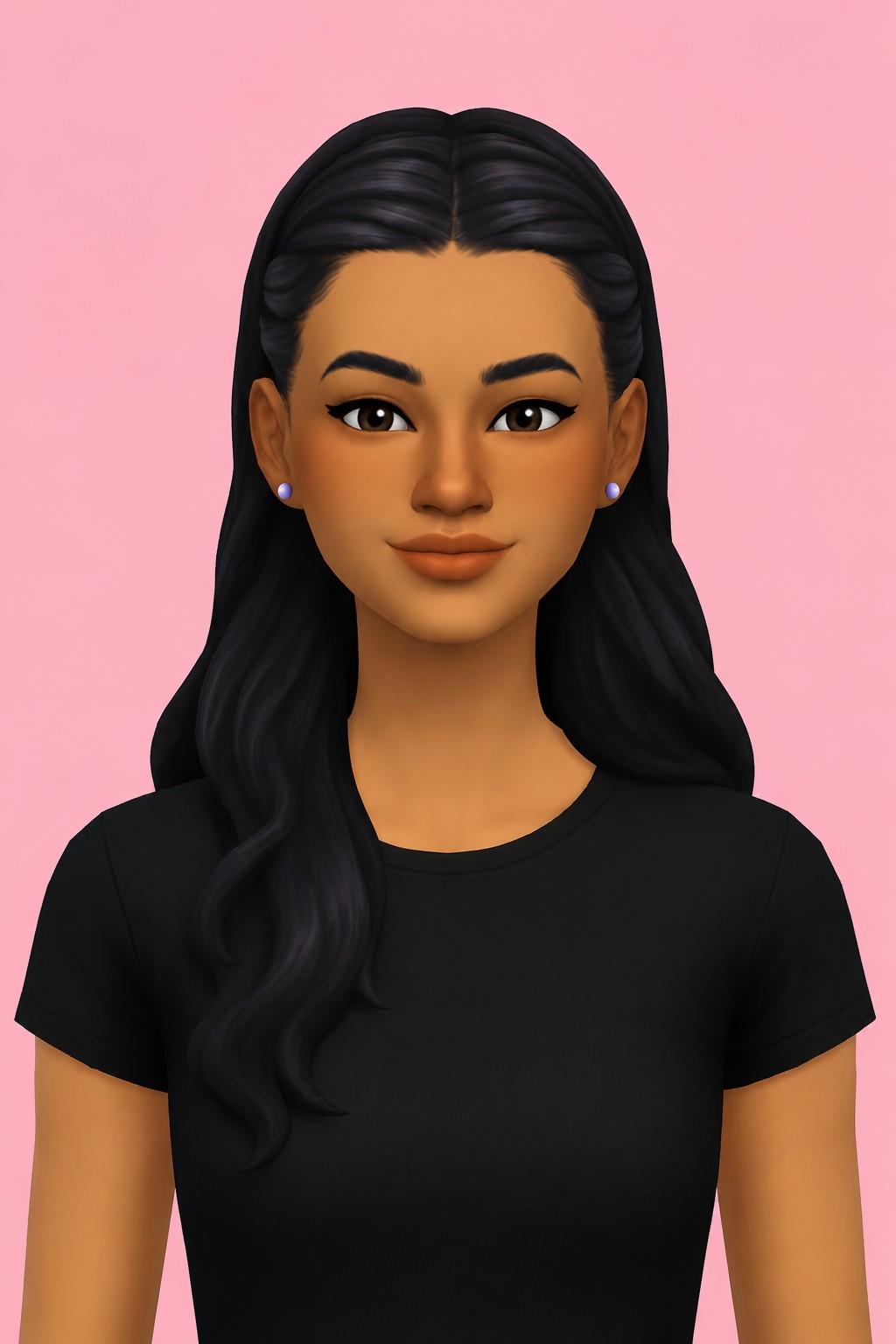 asul hair; custom content (CC) for Sims 4 by marso