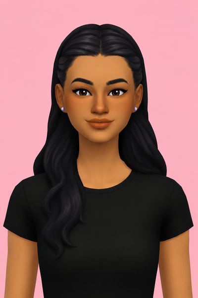 asul hair; custom content (CC) for Sims 4 by marso