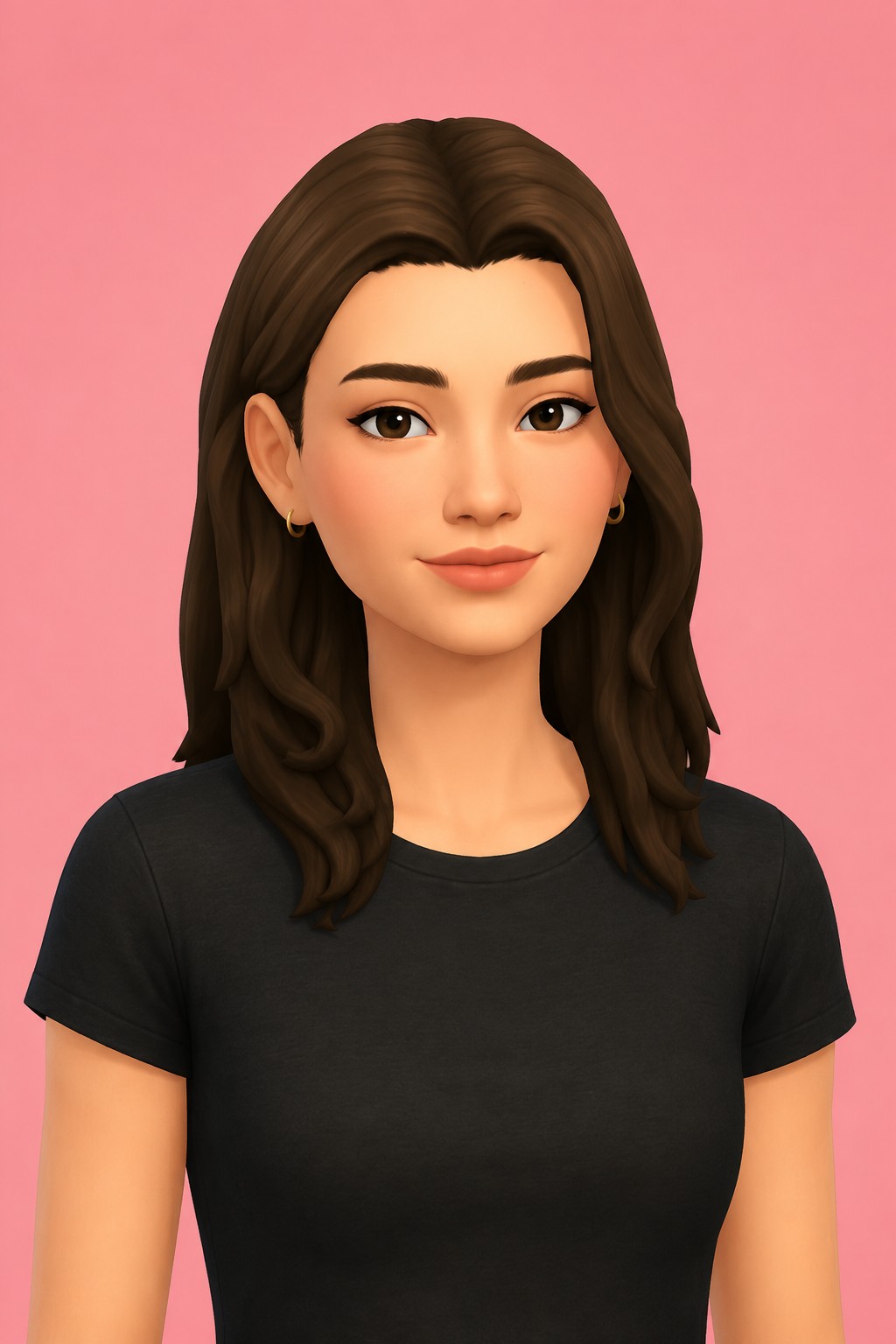 nais hair; custom content (CC) for Sims 4 by marso