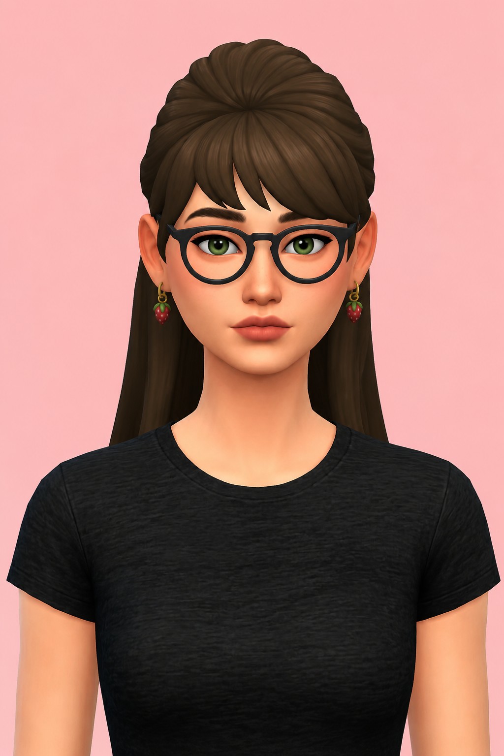 kka hair; custom content (CC) for Sims 4 by marso