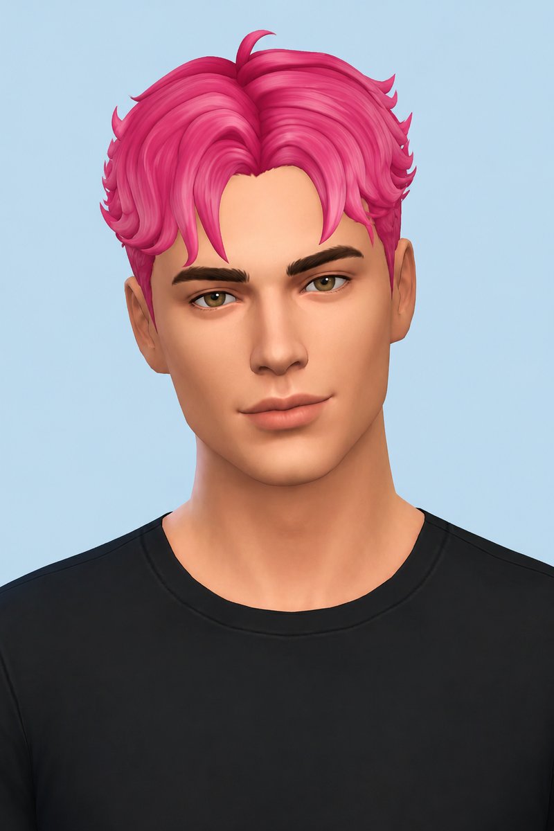 Baby Hair custom content (CC) for Sims 4 by johnnysims