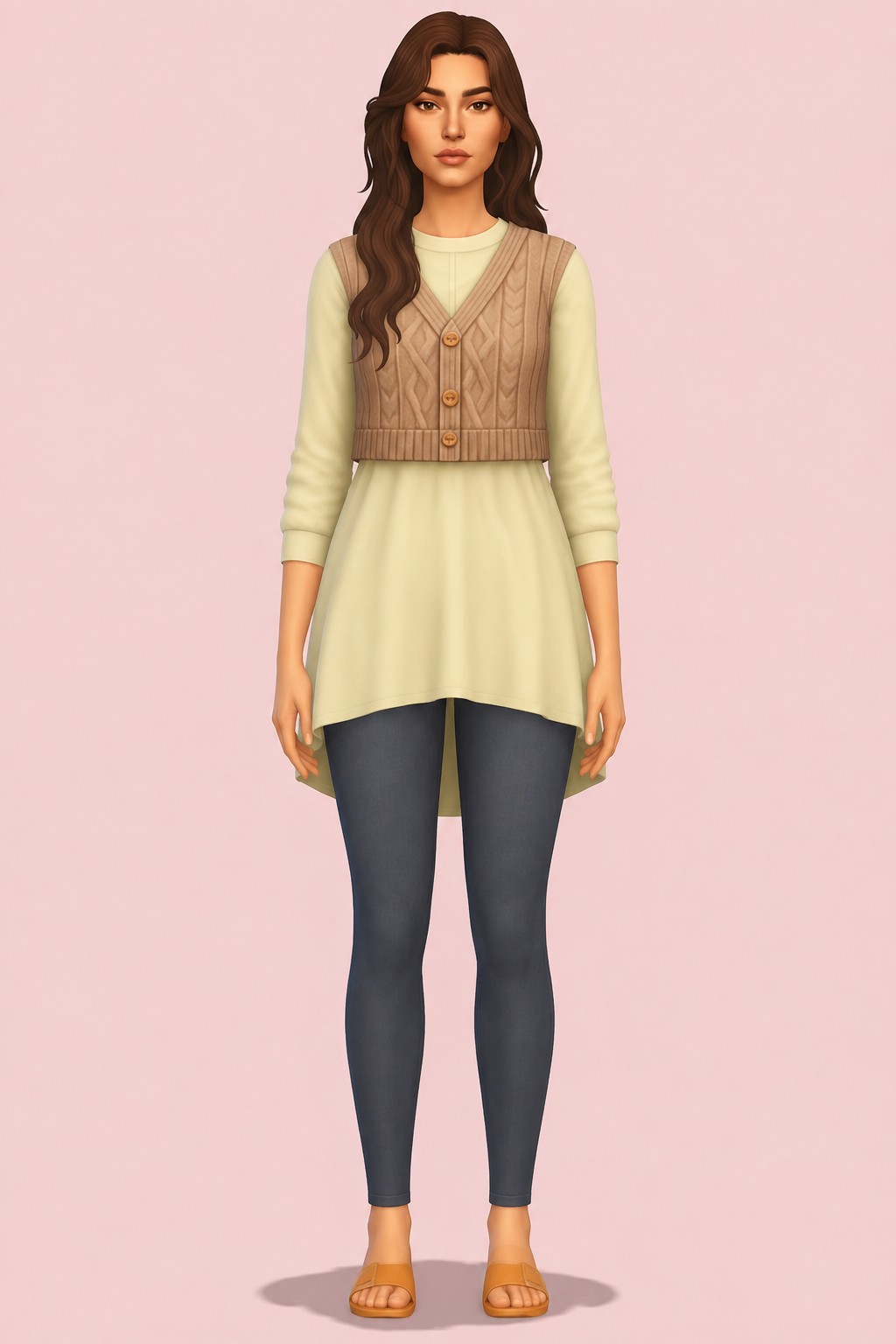 amina outfit; custom content (CC) for Sims 4 by marso