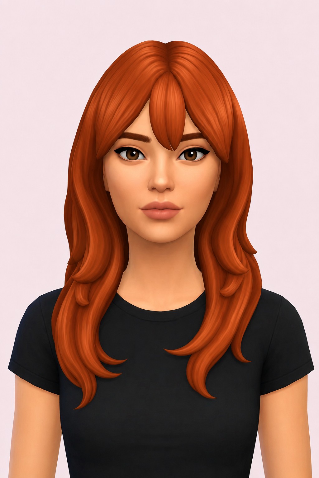 bulak hair; custom content (CC) for Sims 4 by marso