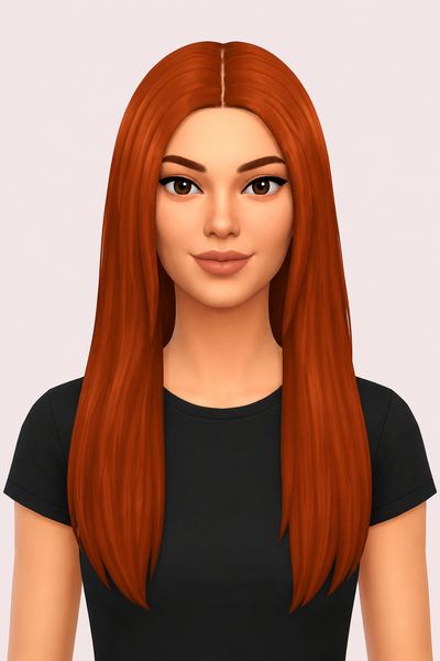 moira hair; custom content (CC) for Sims 4 by marso