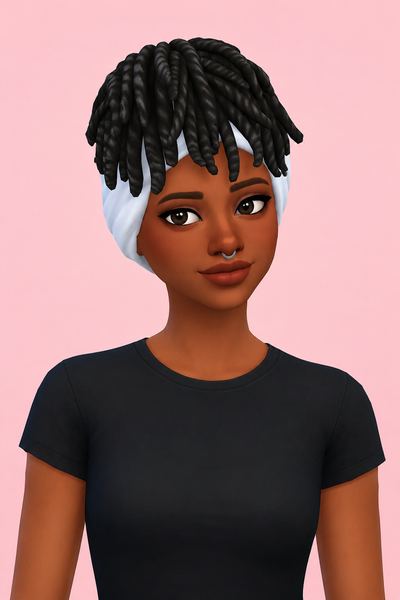 estella hair; custom content (CC) for Sims 4 by marso