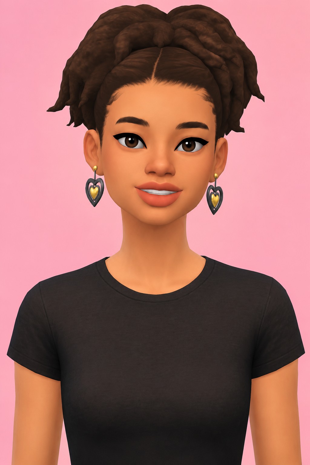 amihan hair; custom content (CC) for Sims 4 by marso