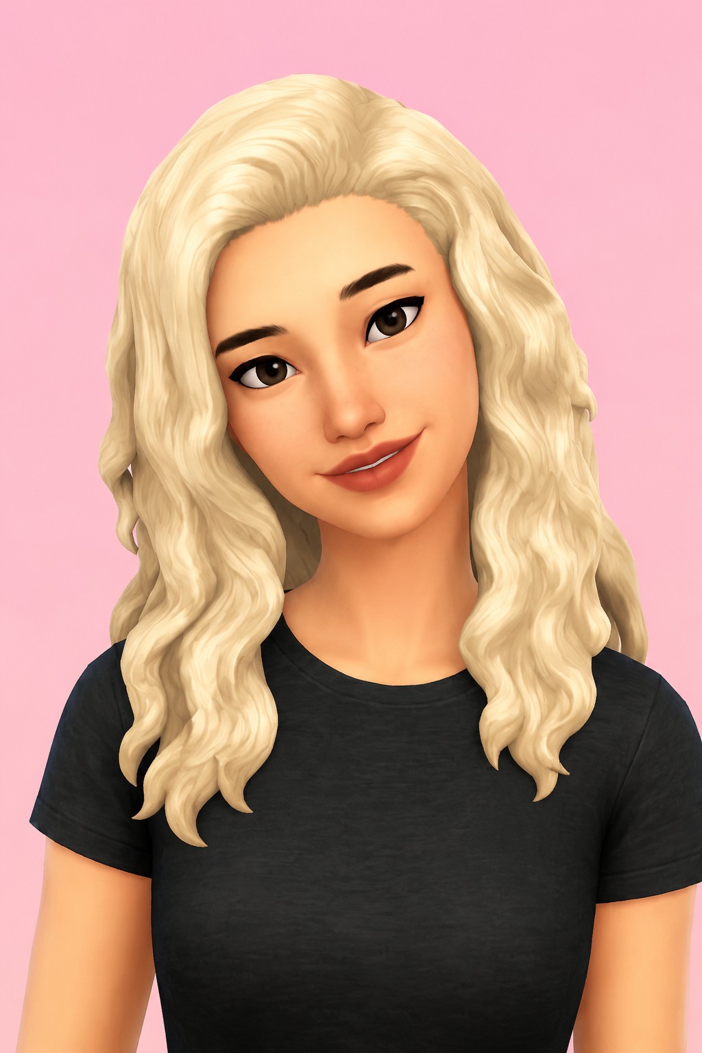 dayea hair; custom content (CC) for Sims 4 by marso