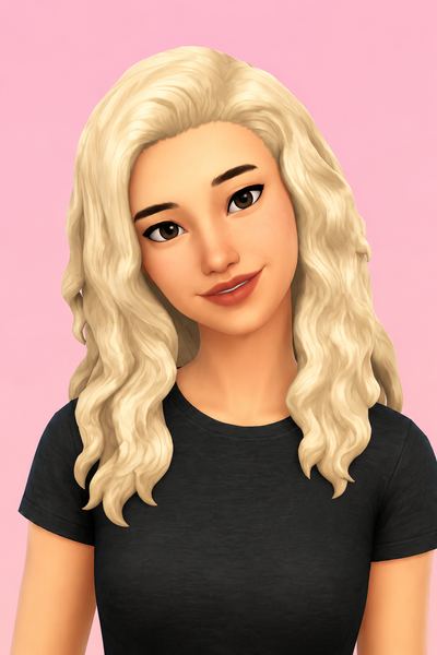 dayea hair; custom content (CC) for Sims 4 by marso