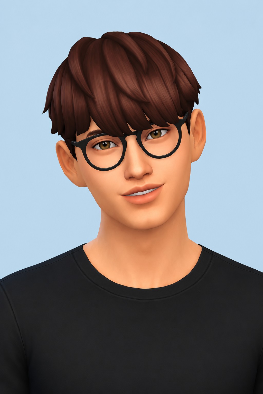 oras hair; custom content (CC) for Sims 4 by marso