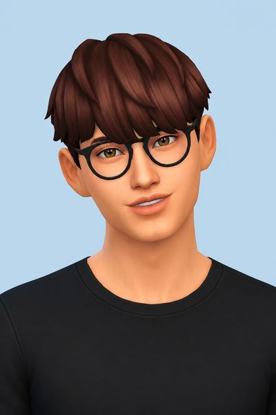 oras hair; custom content (CC) for Sims 4 by marso