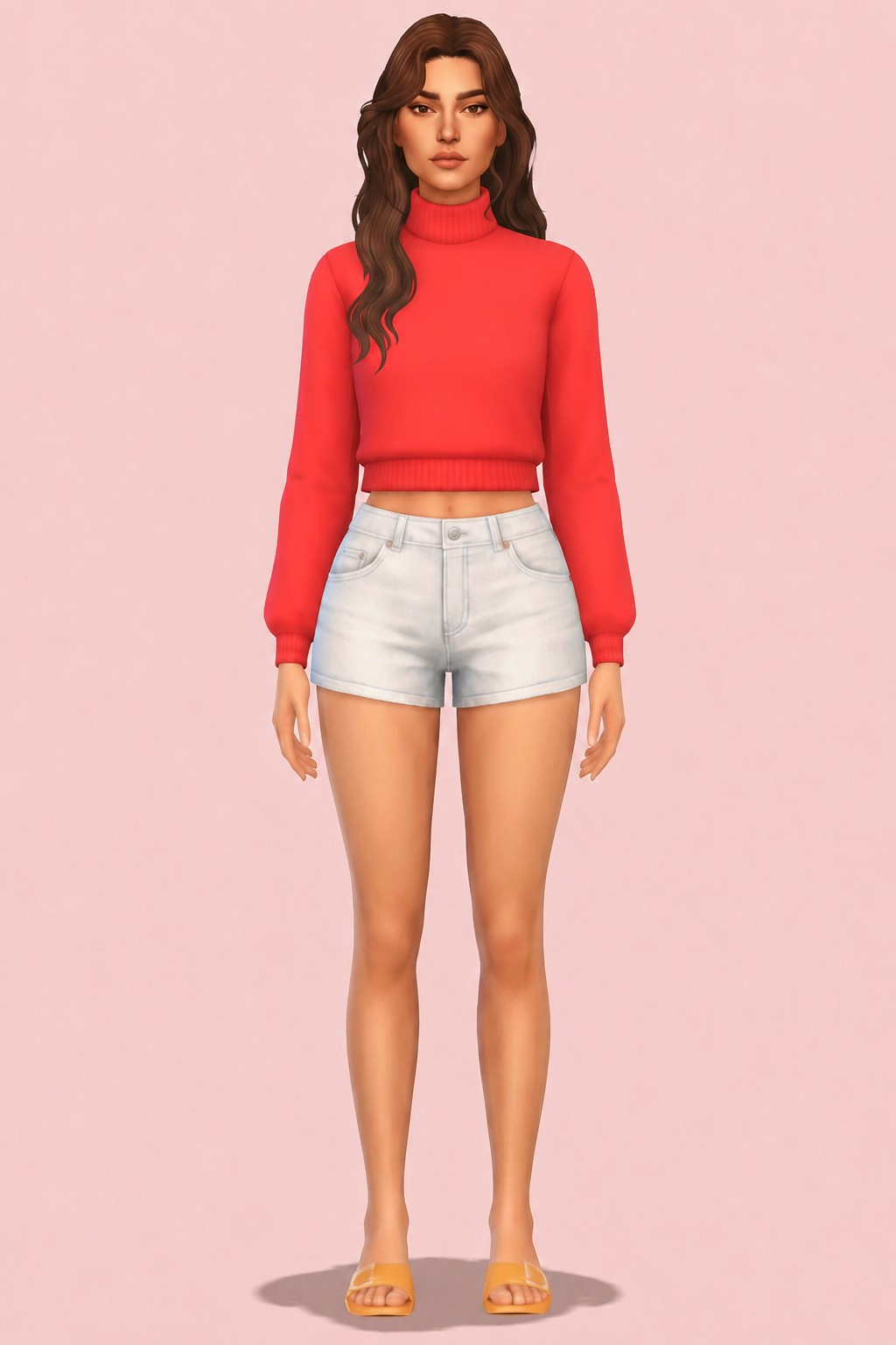 anino turtleneck; custom content (CC) for Sims 4 by marso