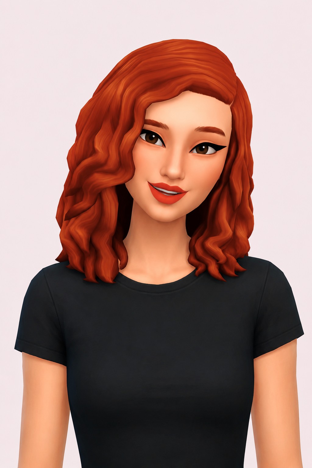 reyna hair custom content (CC) for Sims 4 by marso