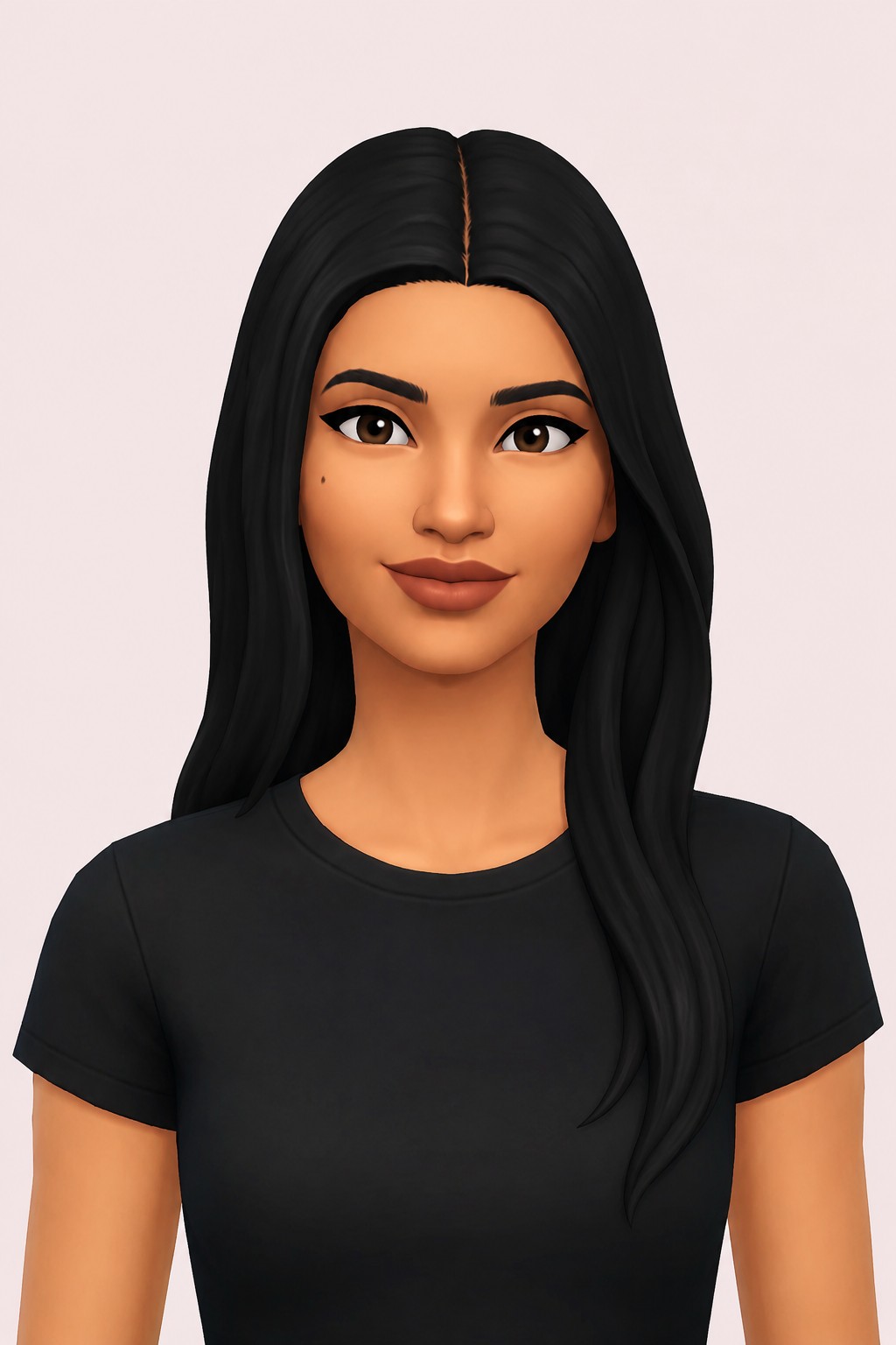 ibon hair; custom content (CC) for Sims 4 by marso