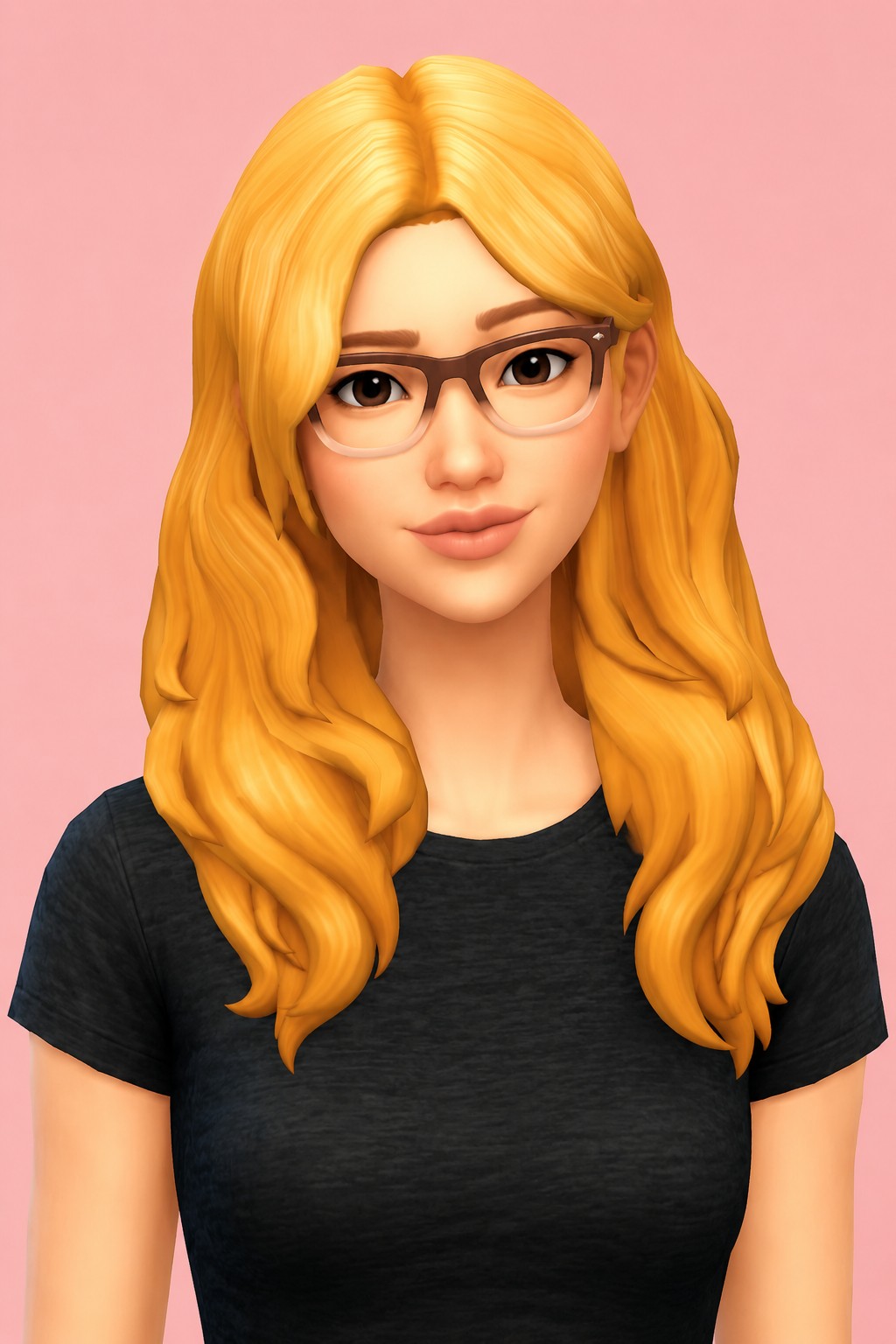 sinta hair; custom content (CC) for Sims 4 by marso