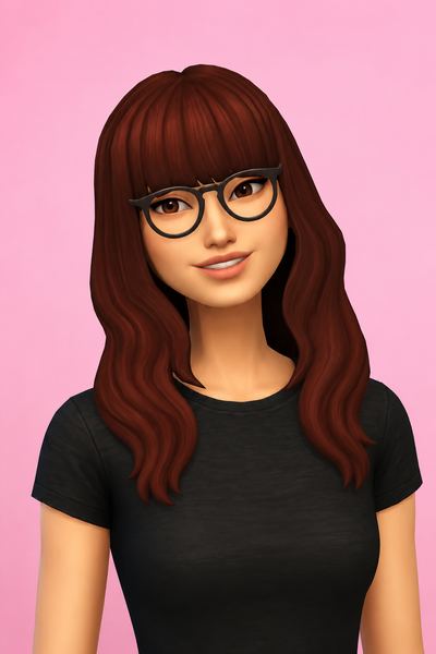manika hair; custom content (CC) for Sims 4 by marso