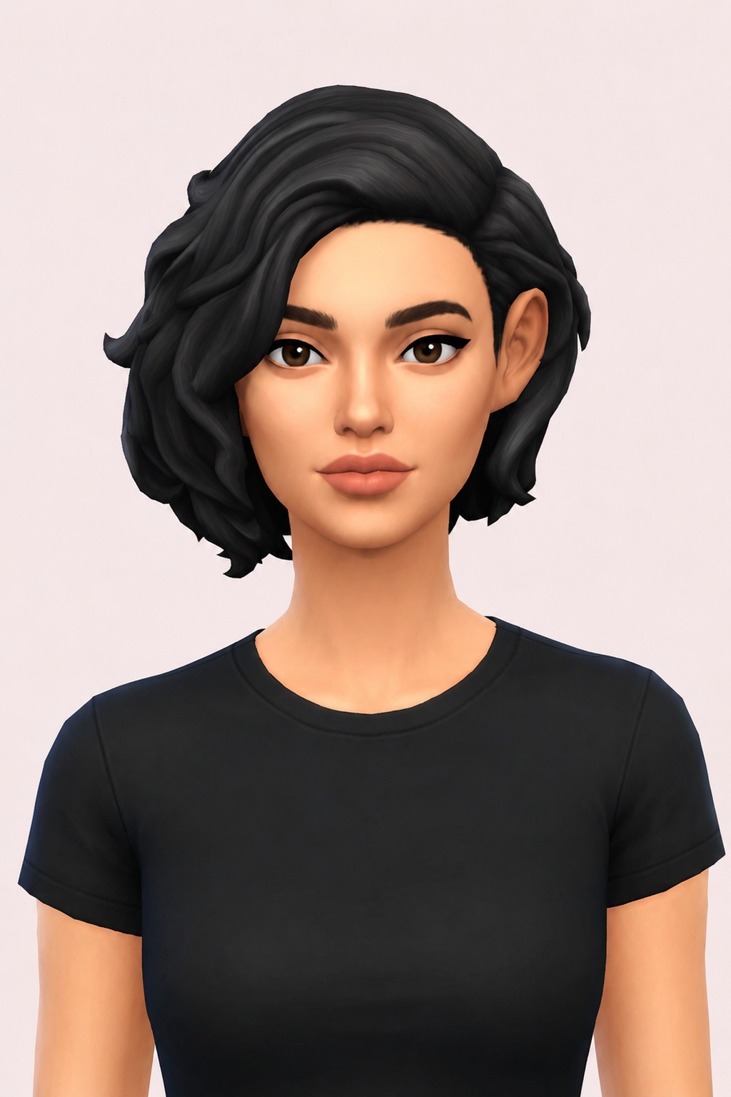 gabi hair; custom content (CC) for Sims 4 by marso