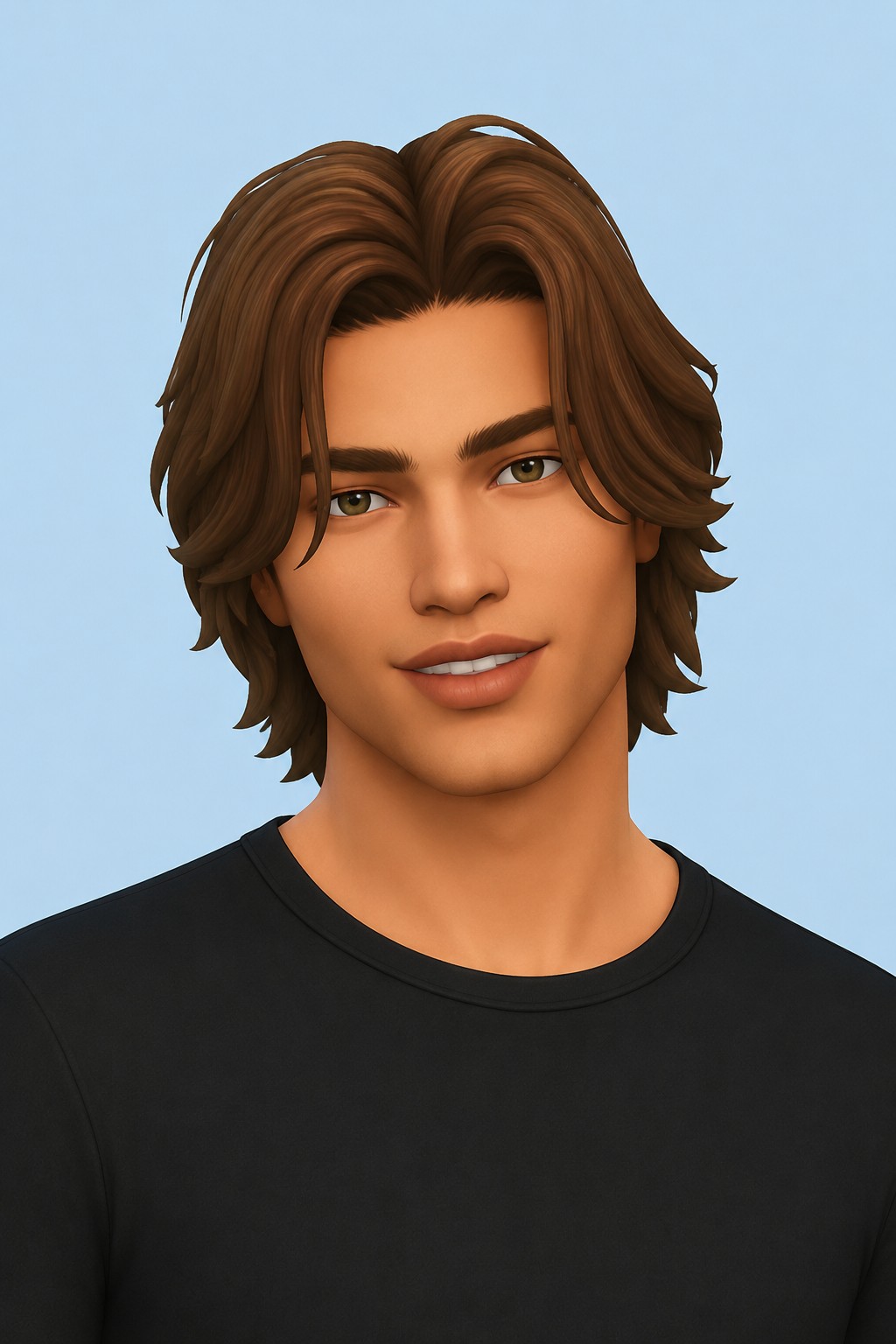 Jamie Hairstyle by simstrouble custom content (CC) for Sims 4 by simstrouble