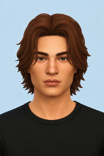 Jamie Hairstyle by simstrouble custom content (CC) for Sims 4 by simstrouble