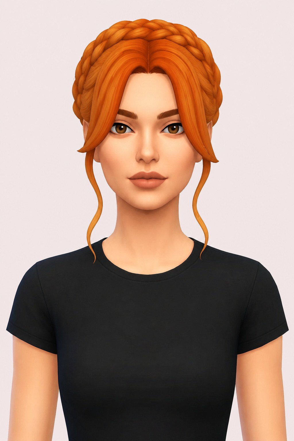 Lexi Hairstyle (2 Versions) custom content (CC) for Sims 4 by simstrouble