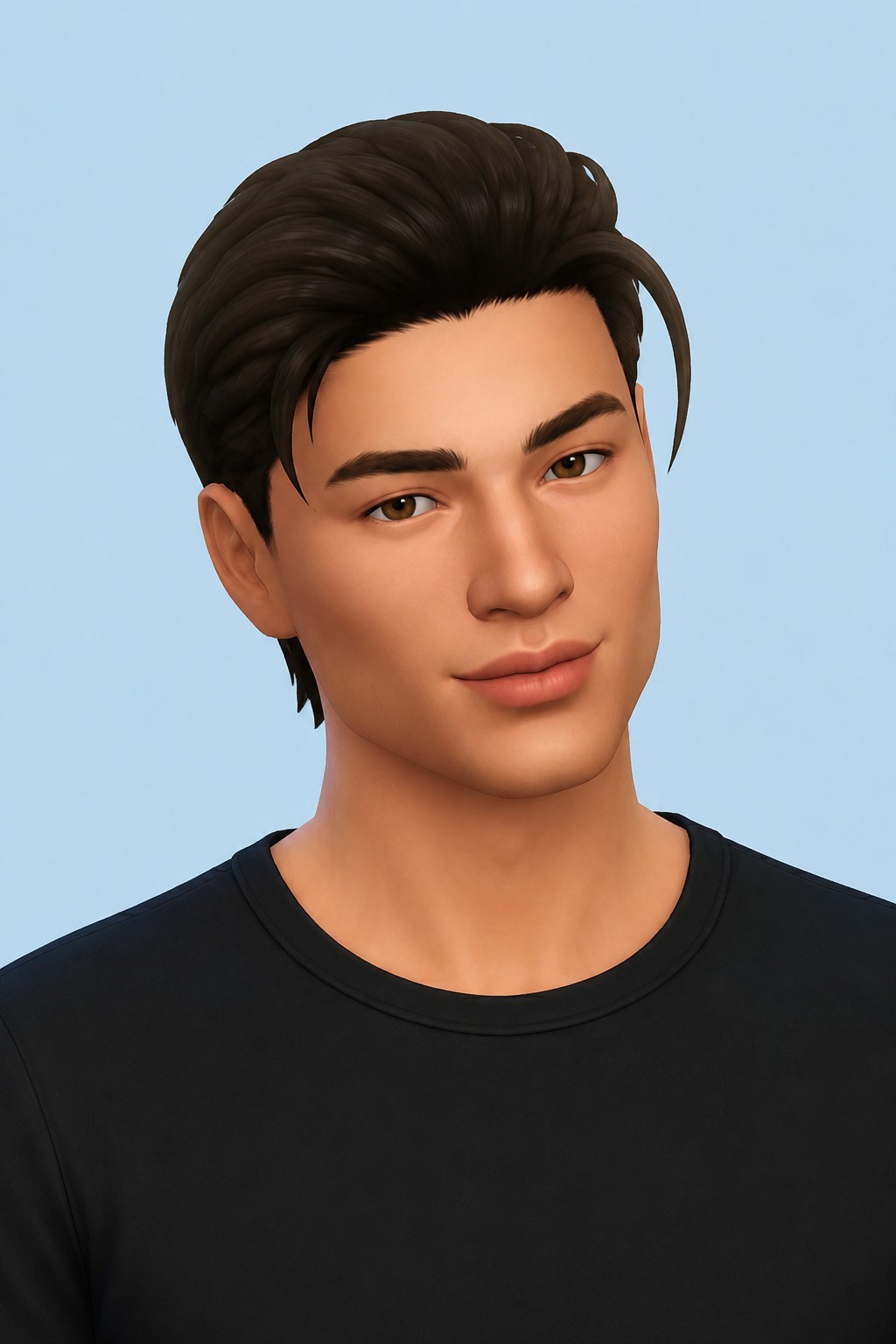 Jacob Hairstyle by simstrouble custom content (CC) for Sims 4 by simstrouble