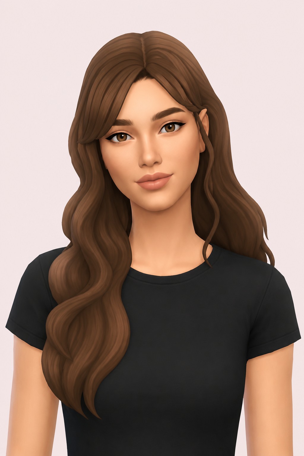 Rachel Hairstyle by simstrouble custom content (CC) for Sims 4 by simstrouble