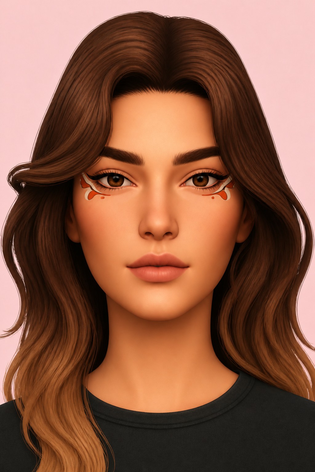 Rowan Ombre custom content (CC) for Sims 4 by simstrouble