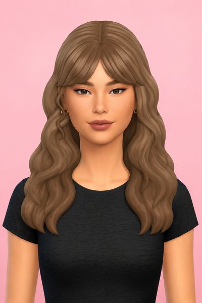 Viola Hairstyle by simstrouble custom content (CC) for Sims 4 by simstrouble