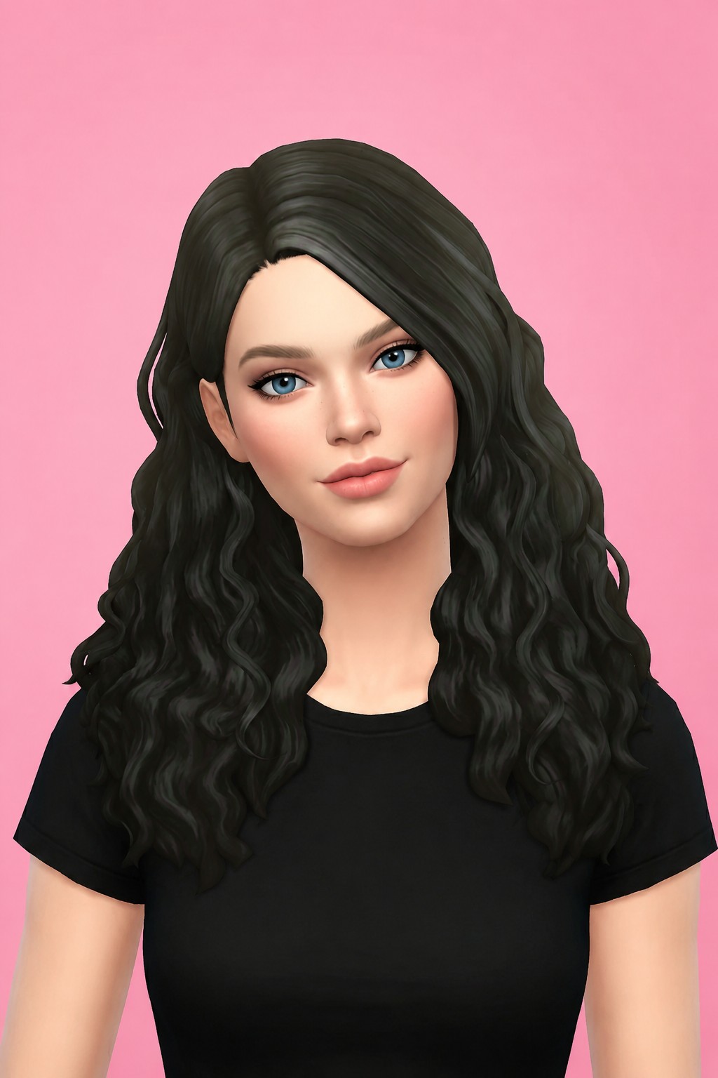 Neema Hairstyle custom content (CC) for Sims 4 by simstrouble