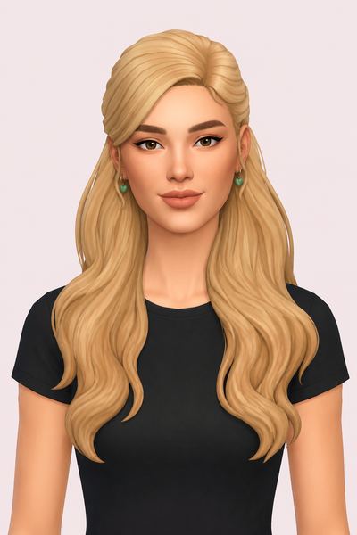 Beadie Hairstyle by simstrouble custom content (CC) for Sims 4 by simstrouble