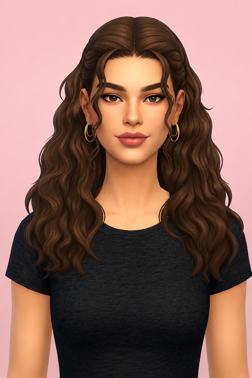 Kima Hairstyle custom content (CC) for Sims 4 by simstrouble