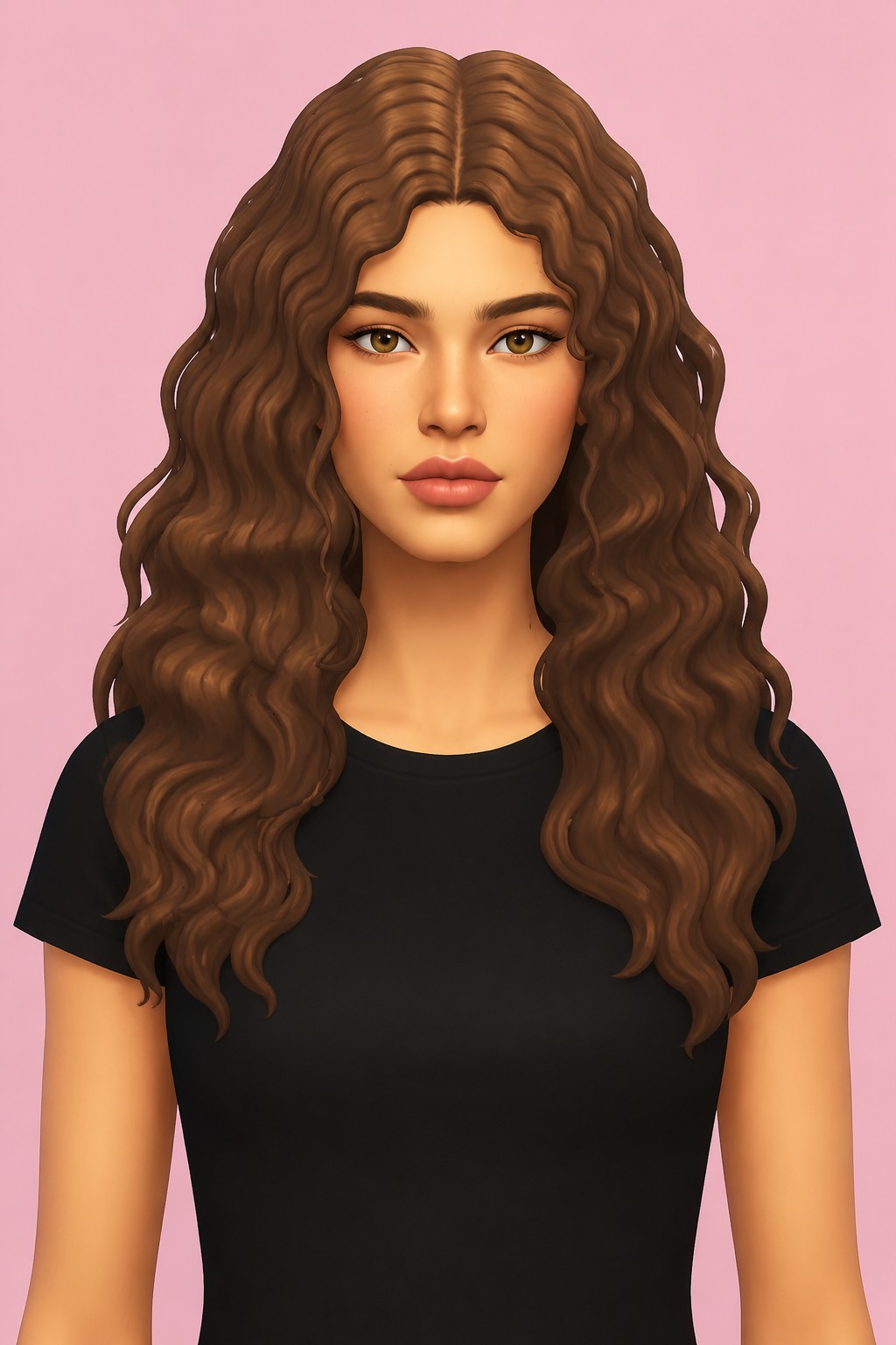 Maria Hairstyle by simstrouble custom content (CC) for Sims 4 by simstrouble