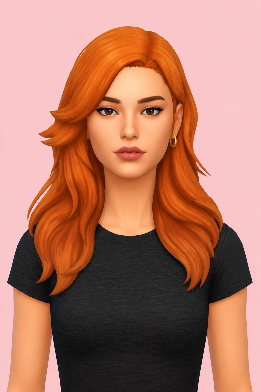 Kay Hairstyle (2 Versions) custom content (CC) for Sims 4 by simstrouble