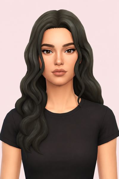 Marla Hairstyle by simstrouble custom content (CC) for Sims 4 by simstrouble