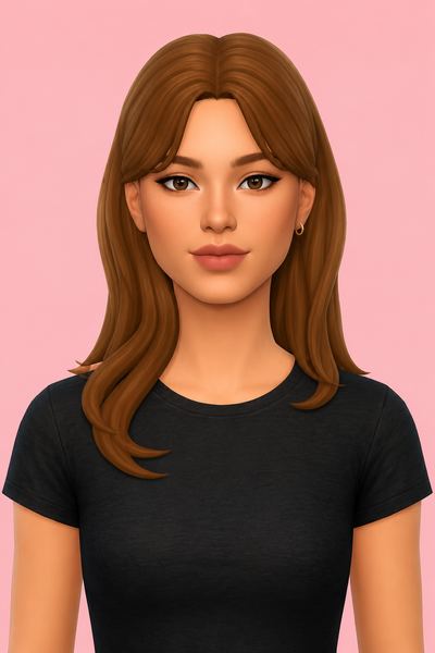 Olympia Hairstyle by simstrouble custom content (CC) for Sims 4 by simstrouble