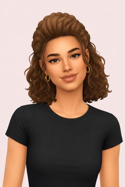 Andre Hairstyle by simstrouble custom content (CC) for Sims 4 by simstrouble