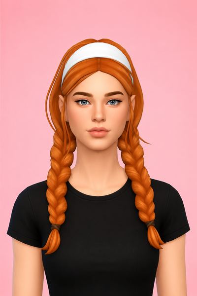 Estelle Hairstyle by simstrouble custom content (CC) for Sims 4 by simstrouble