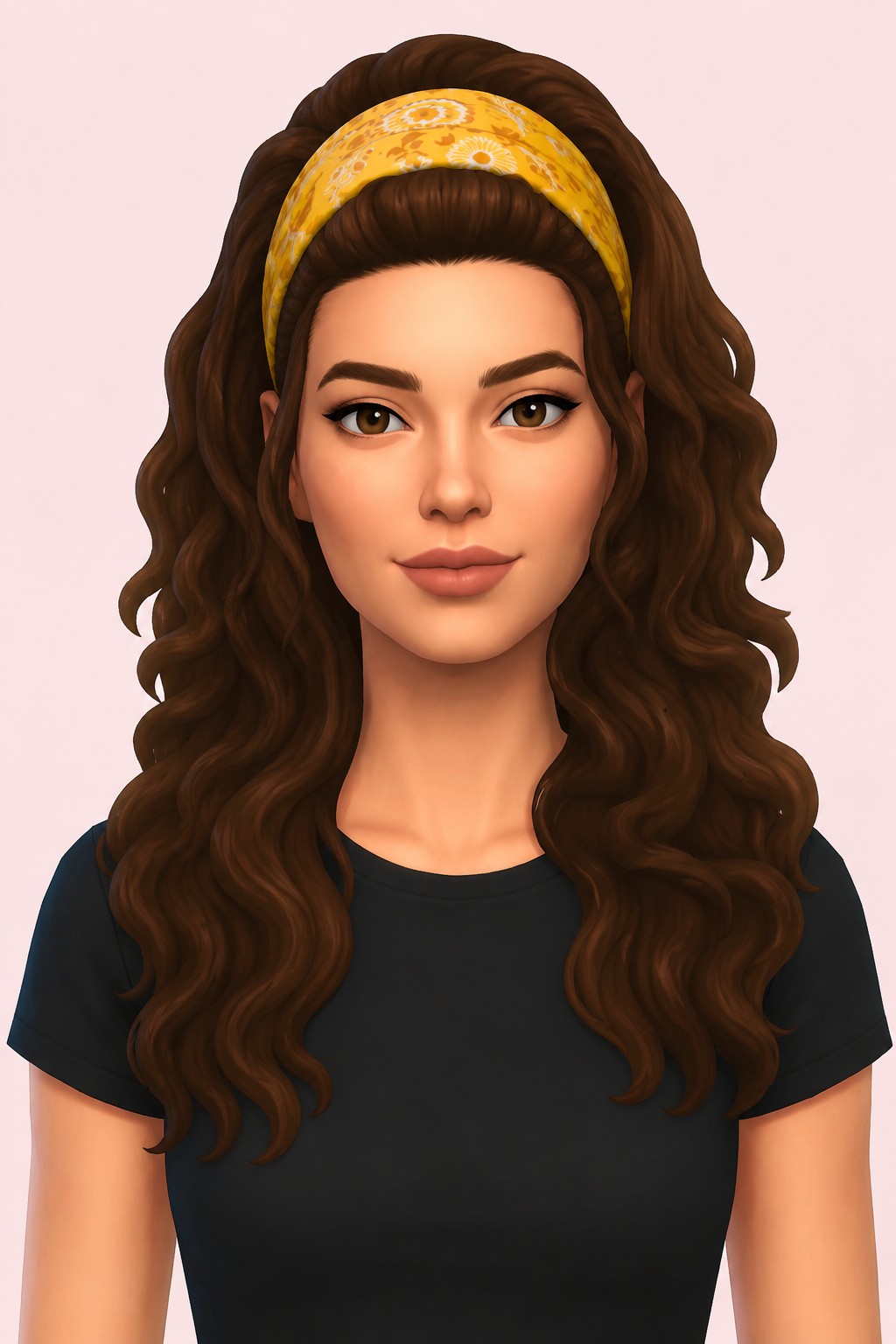 Darlene Hairstyle custom content (CC) for Sims 4 by simstrouble