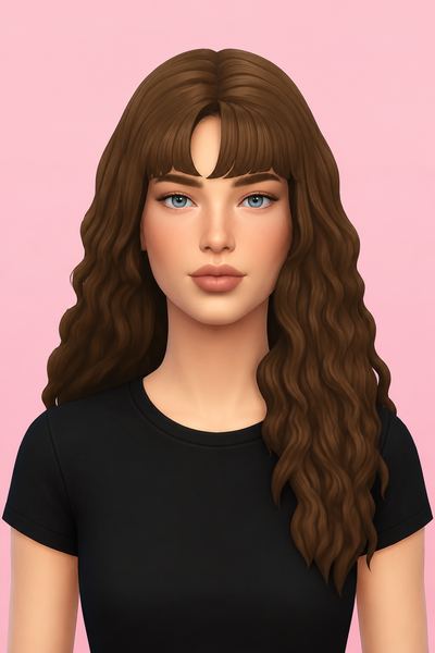 Crawling Queen Hairstyle by simstrouble custom content (CC) for Sims 4 by simstrouble