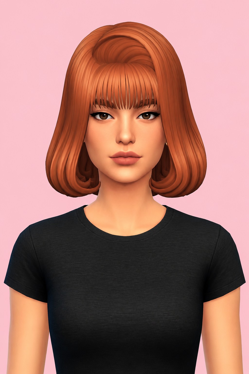 Sydney Hair custom content (CC) for Sims 4 by jo_se_oh