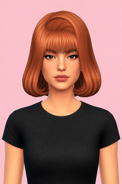 Sydney Hair custom content (CC) for Sims 4 by jo_se_oh